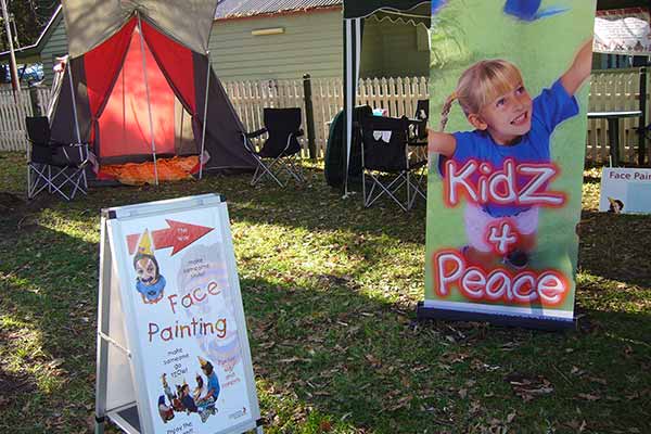 Kidz 4 Peace Activities at Peace Festival, Hindmarsh Park